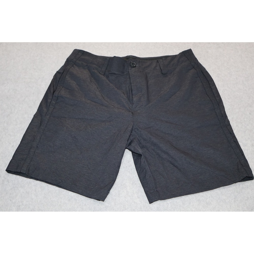 Under Armour Golf Shorts Mens 32 Black Performance Stretch Polyester Blend